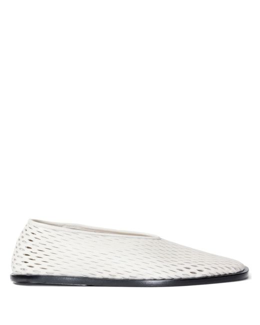 Proenza Schouler Square perforated slippers