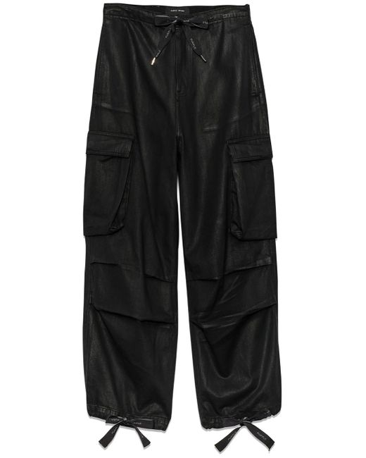 Purple Brand bow-fastening cargo trousers