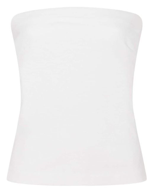 Rosetta Getty strapless jersey top