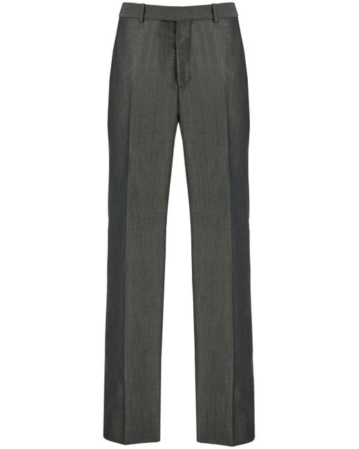 Ferragamo straight-leg silk-blend trousers