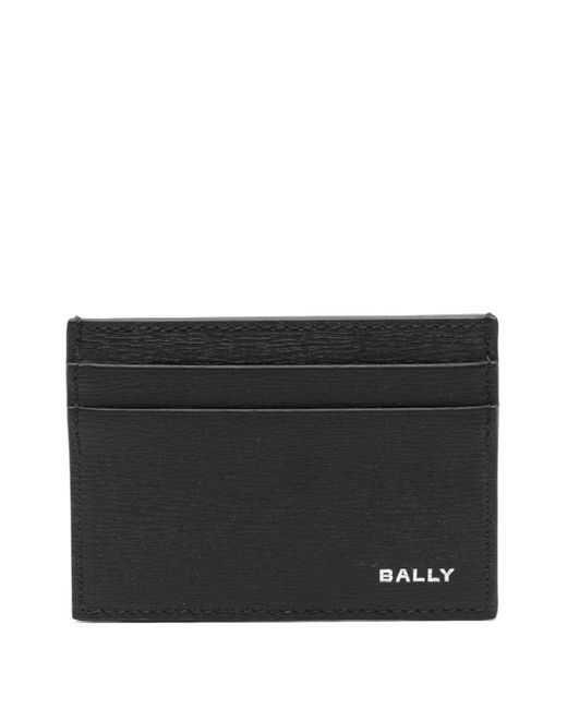 Bally debossed-logo leather card holder