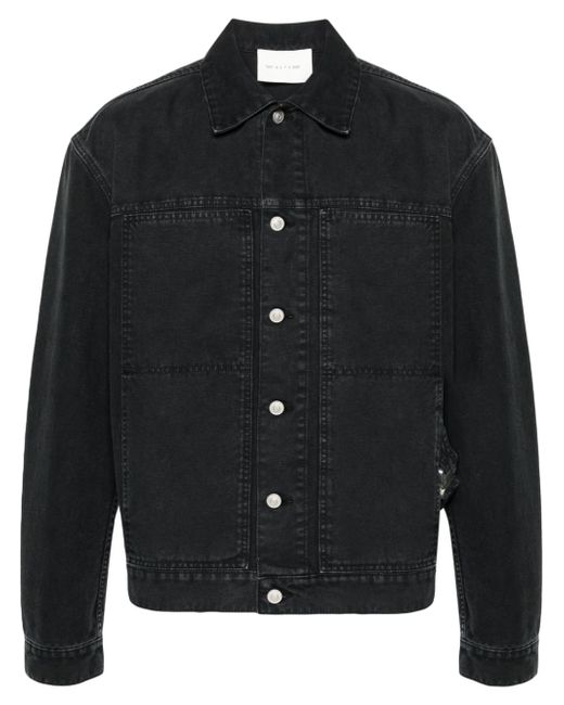 1017 Alyx 9Sm buckle-detailed cotton shirt jacket