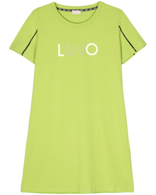 Liu •Jo rhinestone-embellished T-shirt dress