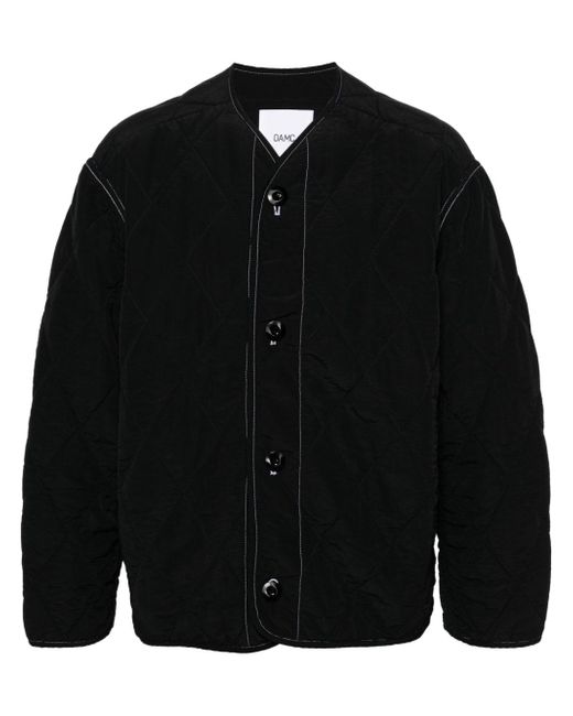 Oamc single-breasted quilted jacket