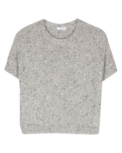 Peserico sequined fine-knit jumper