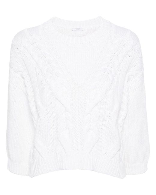 Peserico cable-knit jumper