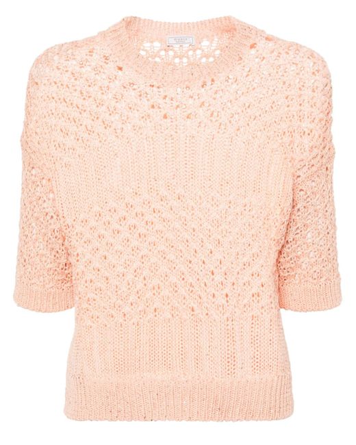 Peserico sequin-embellished knitted top