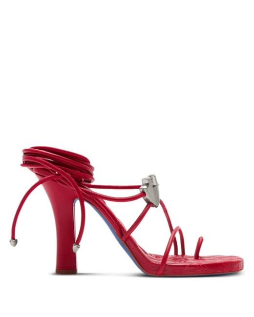 Burberry Ivy Shield 105mm strappy sandals