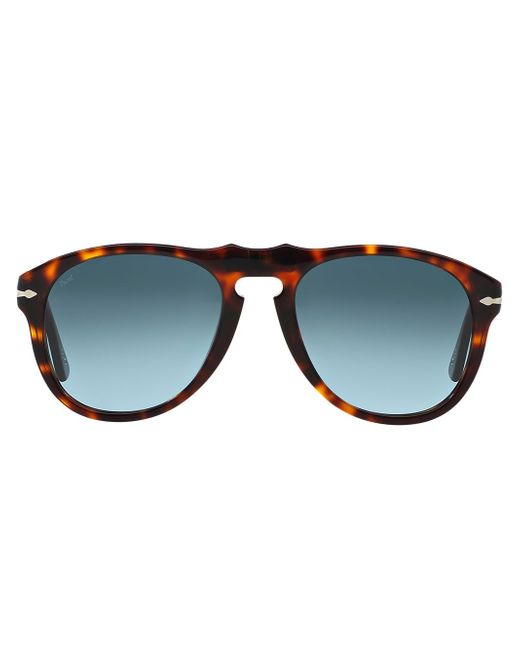 Persol tortoiseshell-effect round sunglasses