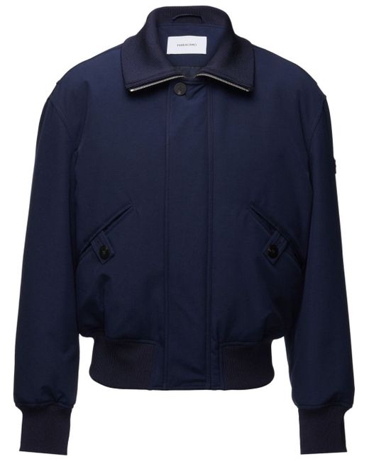 Ferragamo high-neck zipped bomber jacket