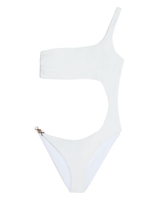 Versace Medusa-plaque cut-out swimsuit