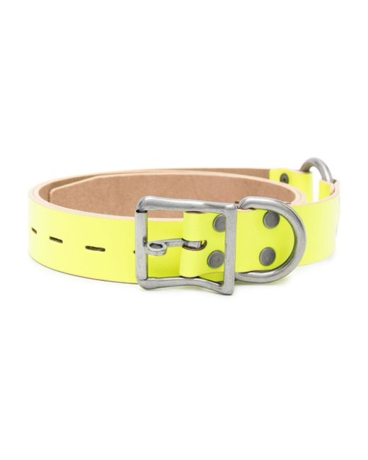 Martine Rose perforated leather belt
