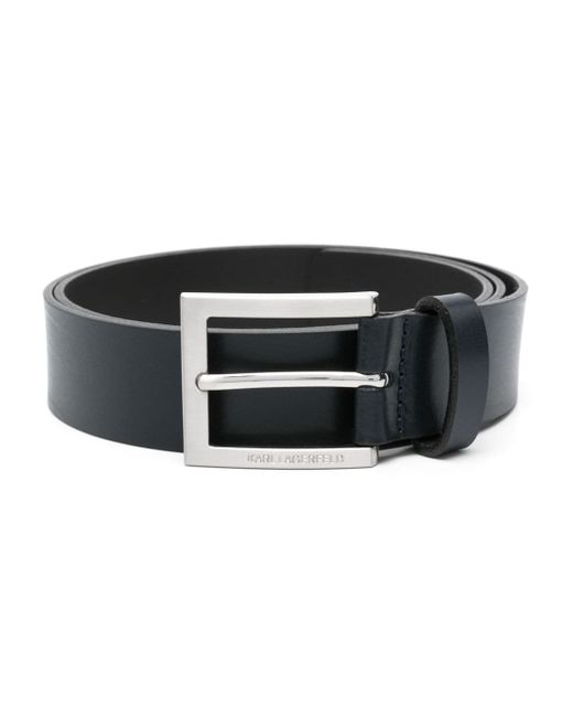 Karl Lagerfeld logo-engraved belt