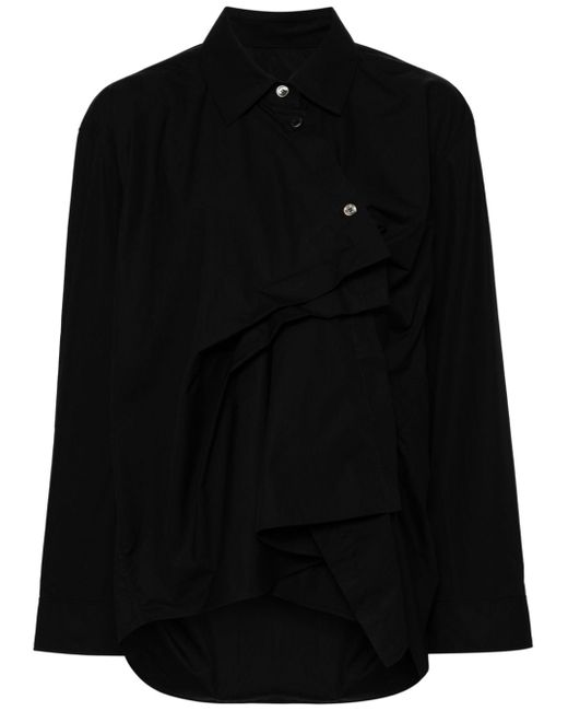 Jnby gathered-detail blouse