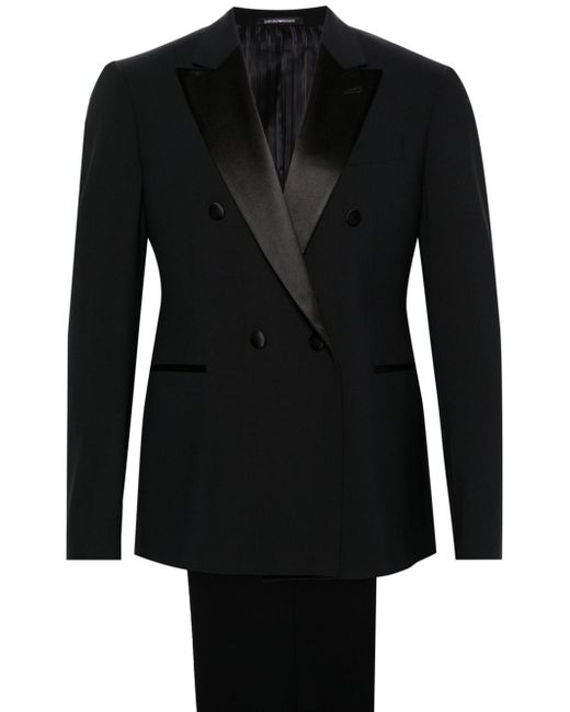 Emporio Armani double-breasted wool suit