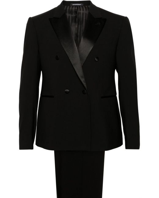 Emporio Armani double-breasted wool suit