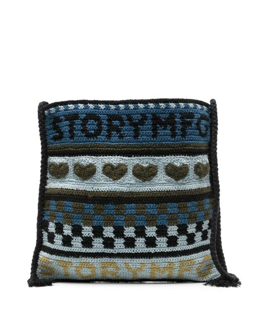 STORY mfg. Stash crochet-knit shoulder bag