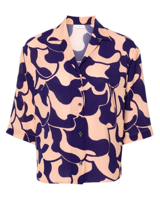 Dries Van Noten abstract-print buttoned shirt