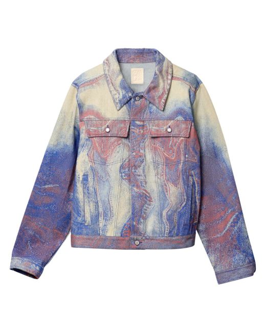 CamperLab swirl-print denim jacket