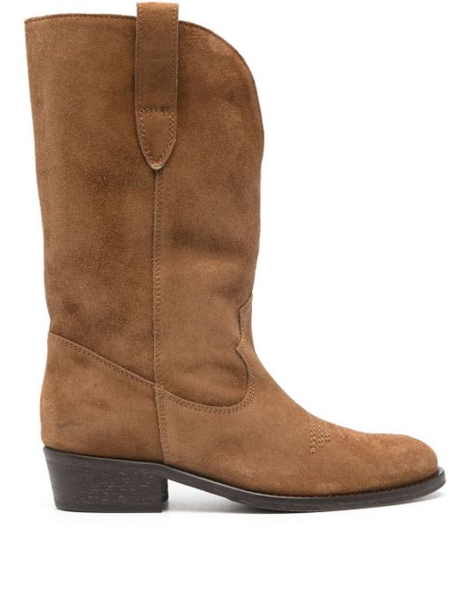 Via Roma 15 40mm suede ankle boots
