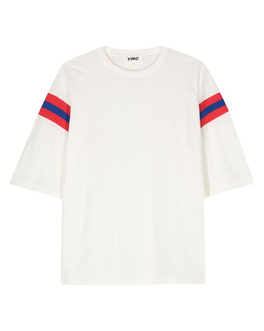 Ymc stripe-detail T-shirt