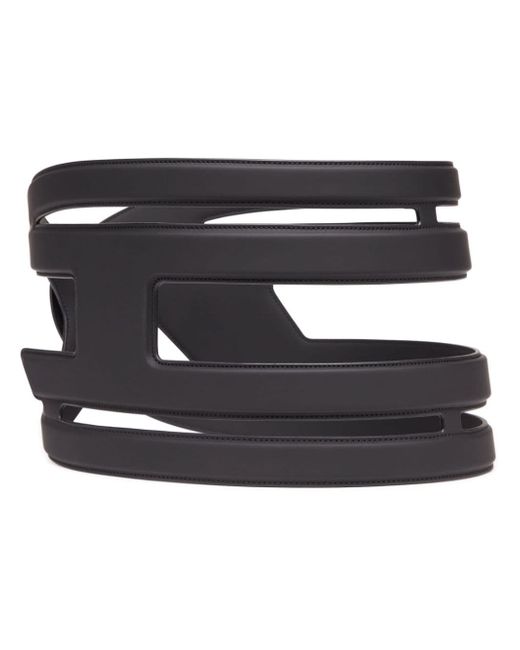 Diesel B-Cage-D faux-leather belt
