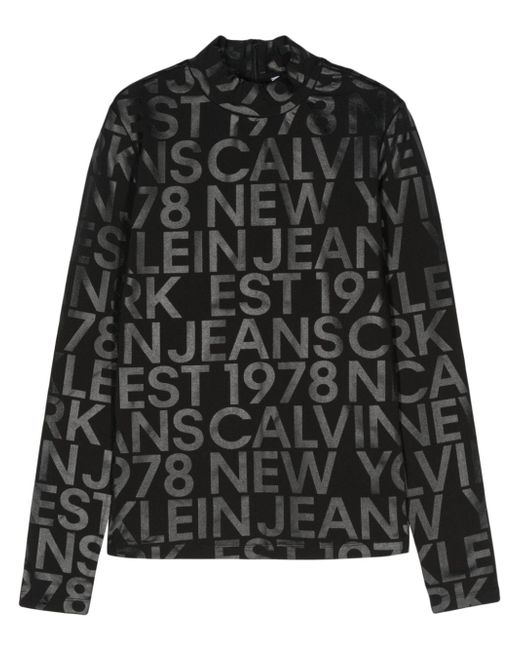 Calvin Klein Jeans logo-print top