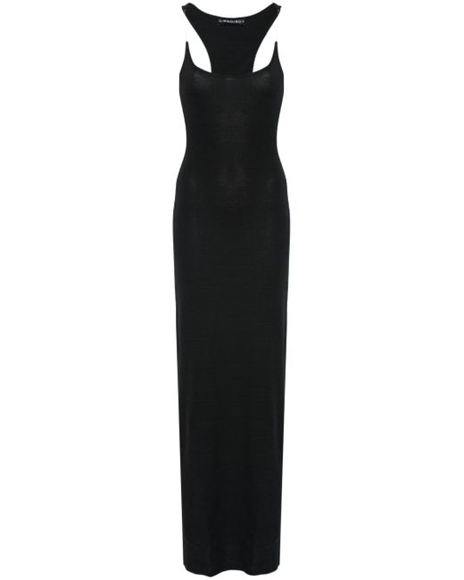 Y / Project fine-ribbed maxi dress