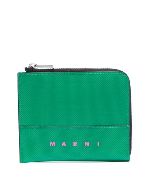 Marni logo-print wallet