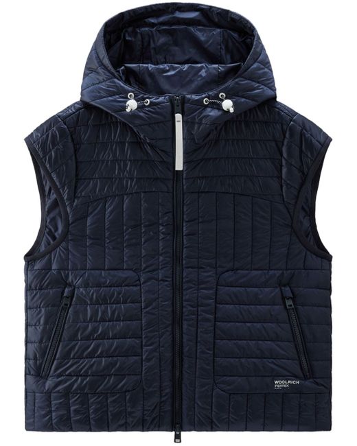 Woolrich hooded quilted gilet