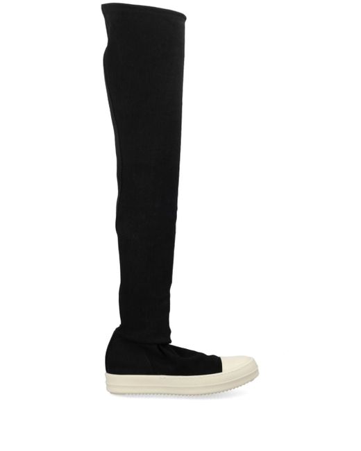 Rick Owens DRKSHDW thigh-high denim boots
