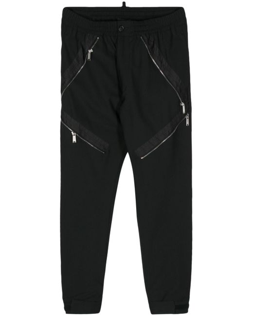 Dsquared2 zip-detail tapered trousers