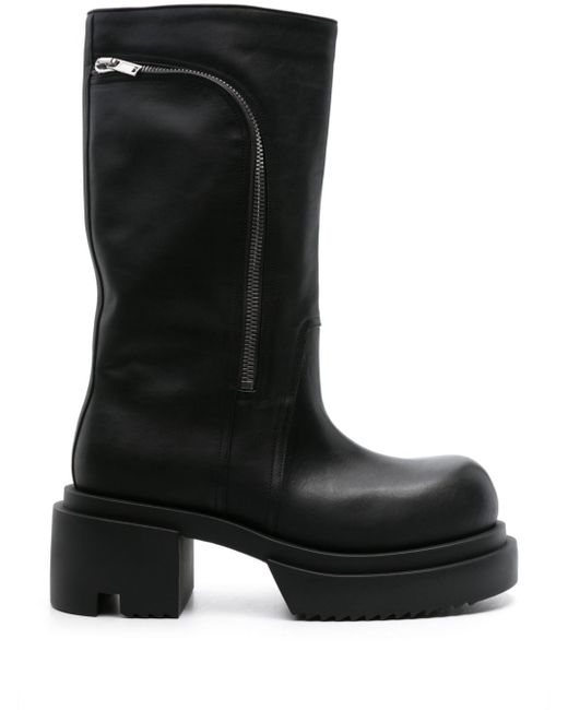 Rick Owens 60mm knee-high leather boots