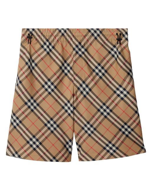 Burberry Vintage Check-print drawstring shorts