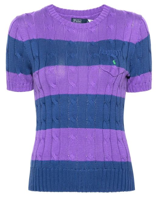 Polo Ralph Lauren colour-block knit top