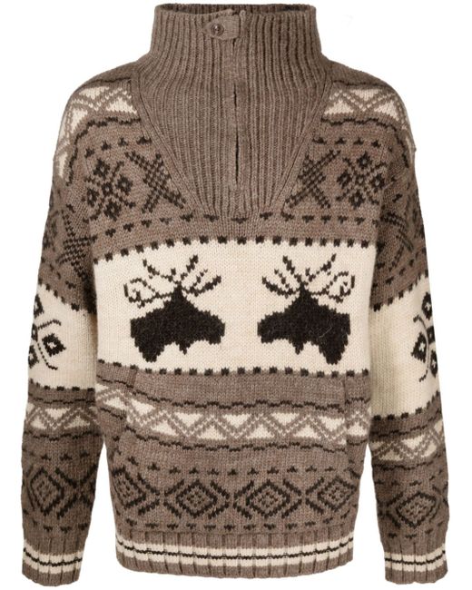 Polo Ralph Lauren Moose intarsia-knit jumper