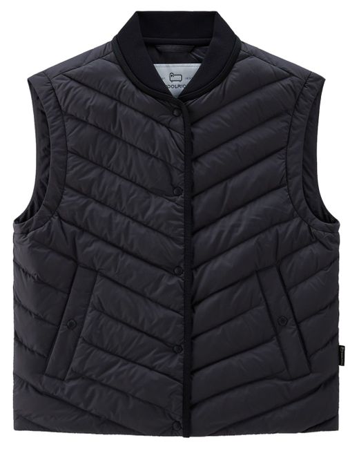 Woolrich chevron-quilted padded gilet