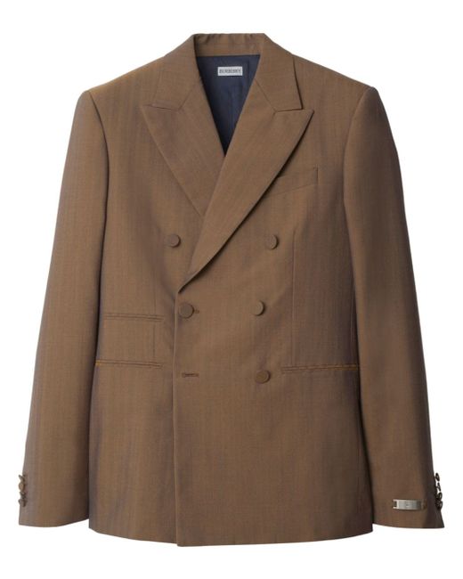 Burberry double-breasted wool blazer
