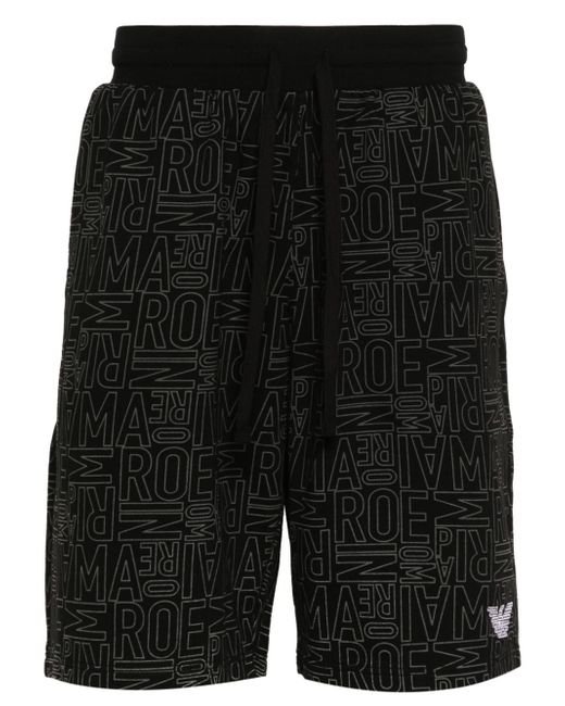 Emporio Armani logo-print shorts