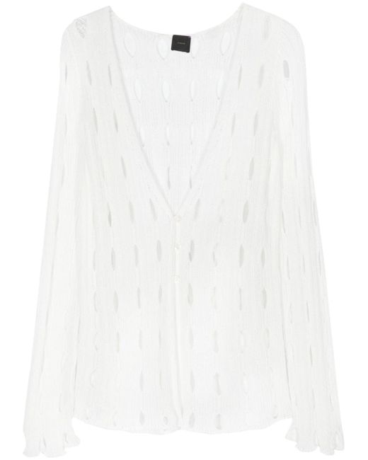 Pinko cut-out knitted cardigan