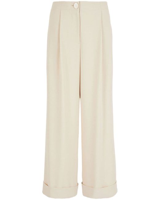 Armani Exchange high-waisted cropped trousers