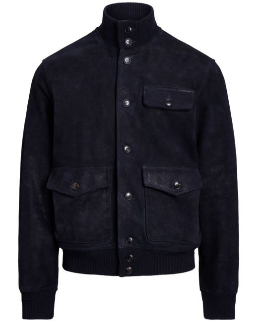 Polo Ralph Lauren Roghout suede bomber jacket
