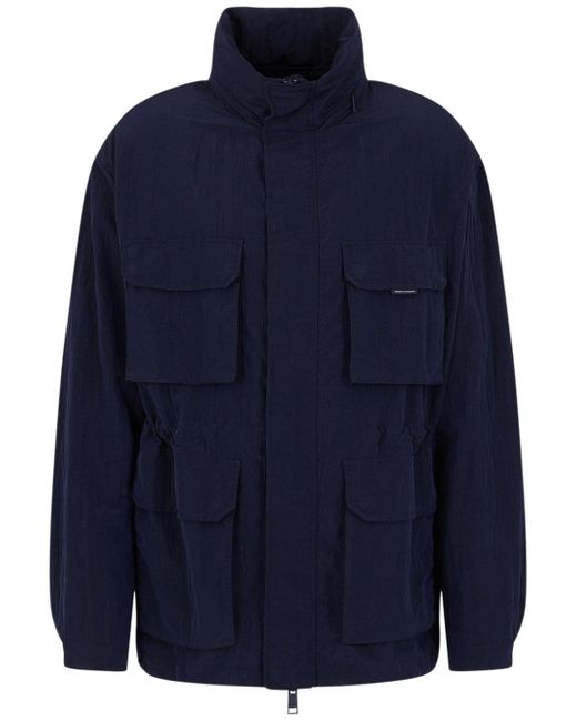 Armani Exchange multi-pocket lightweight jacket