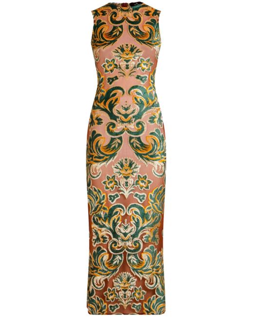 Etro patterned-jacquard dress