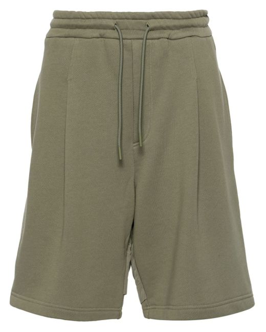 Emporio Armani paneled cotton bermuda shorts