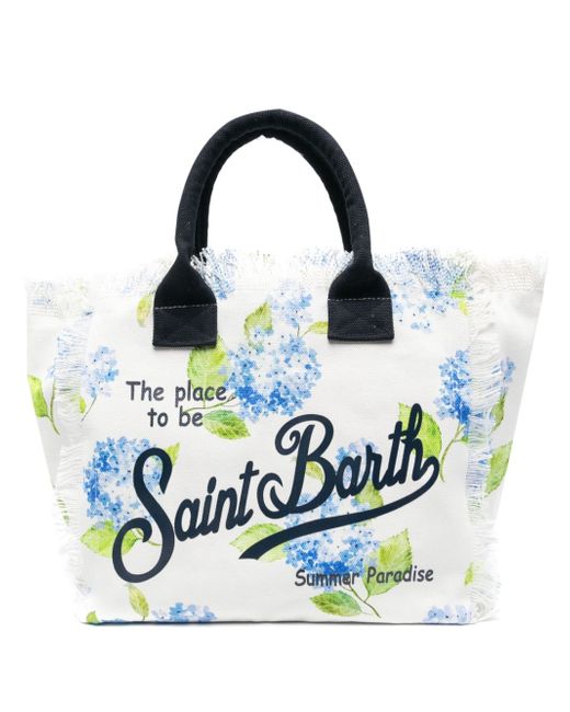 Mc2 Saint Barth Vanity floral beach bag