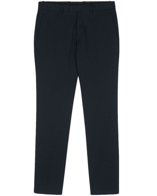 Theory tapered wool-blend trousers