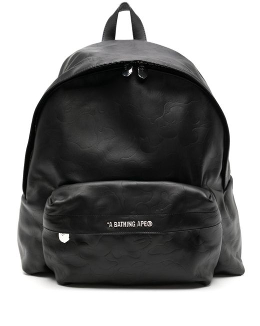 A Bathing Ape quilted calf leather backpack