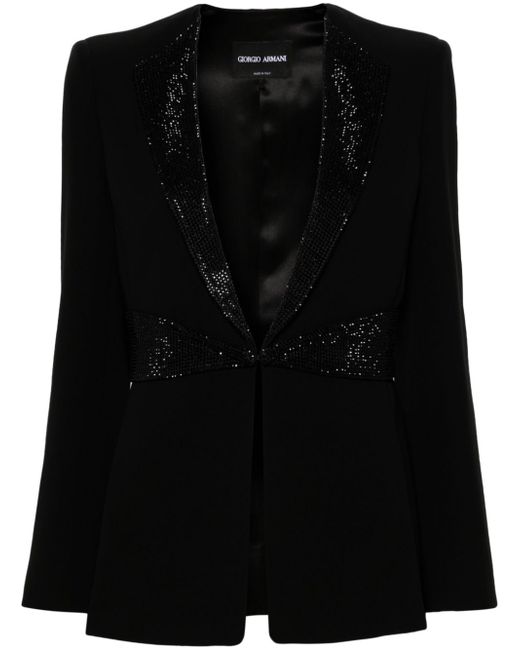 Giorgio Armani rhinestone-embellished blazer