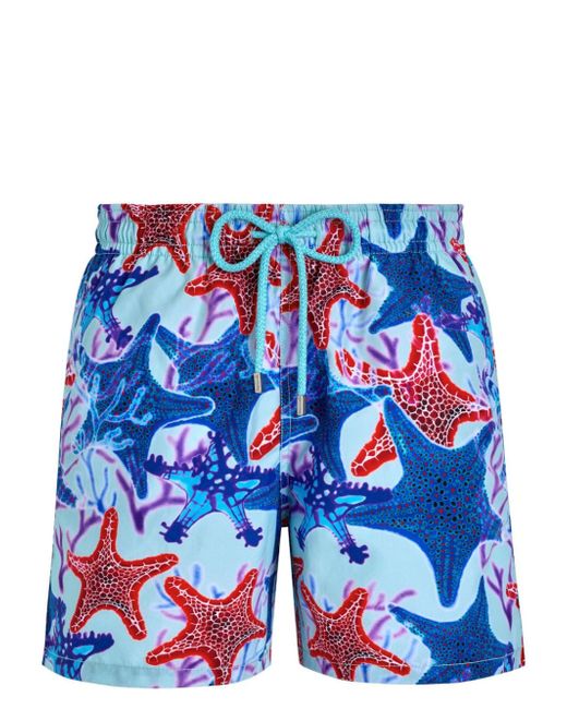 Vilebrequin graphic-print drawstring swim shorts